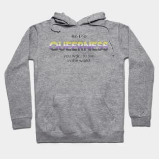 Queerness! - Non-binary Flag Hoodie